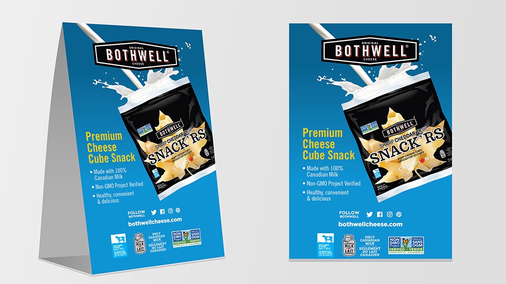 bothwell snackrs sharp cheddar tent card